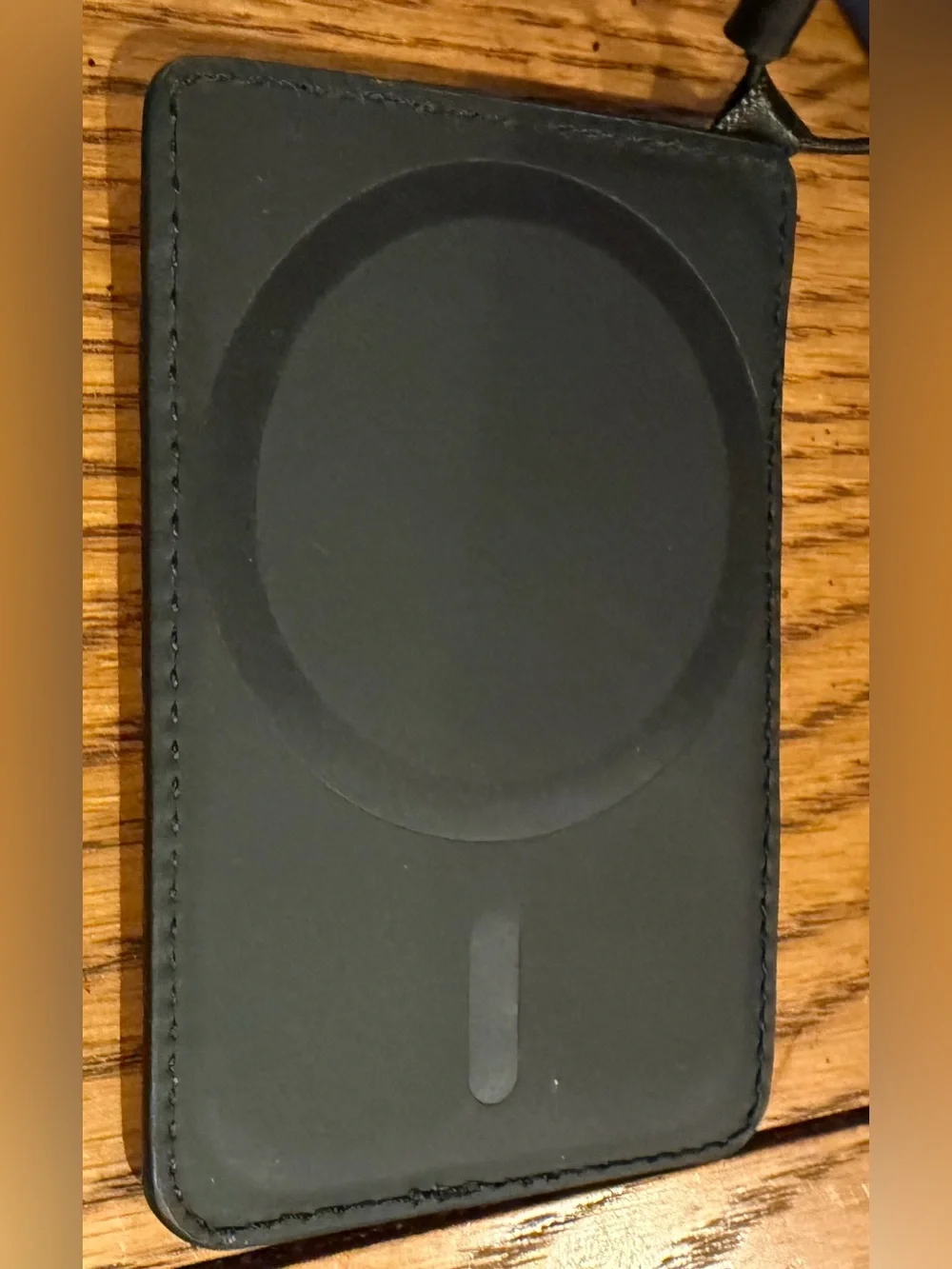 NWT Tommy Bahama Mag Safe Phone Wallet, black leather, 2 card slots